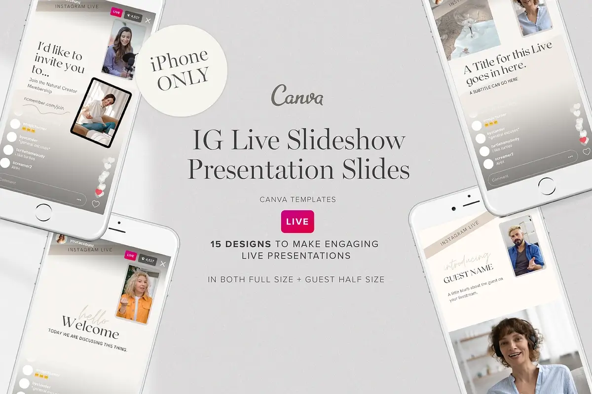 Instagram Live Presentation Template