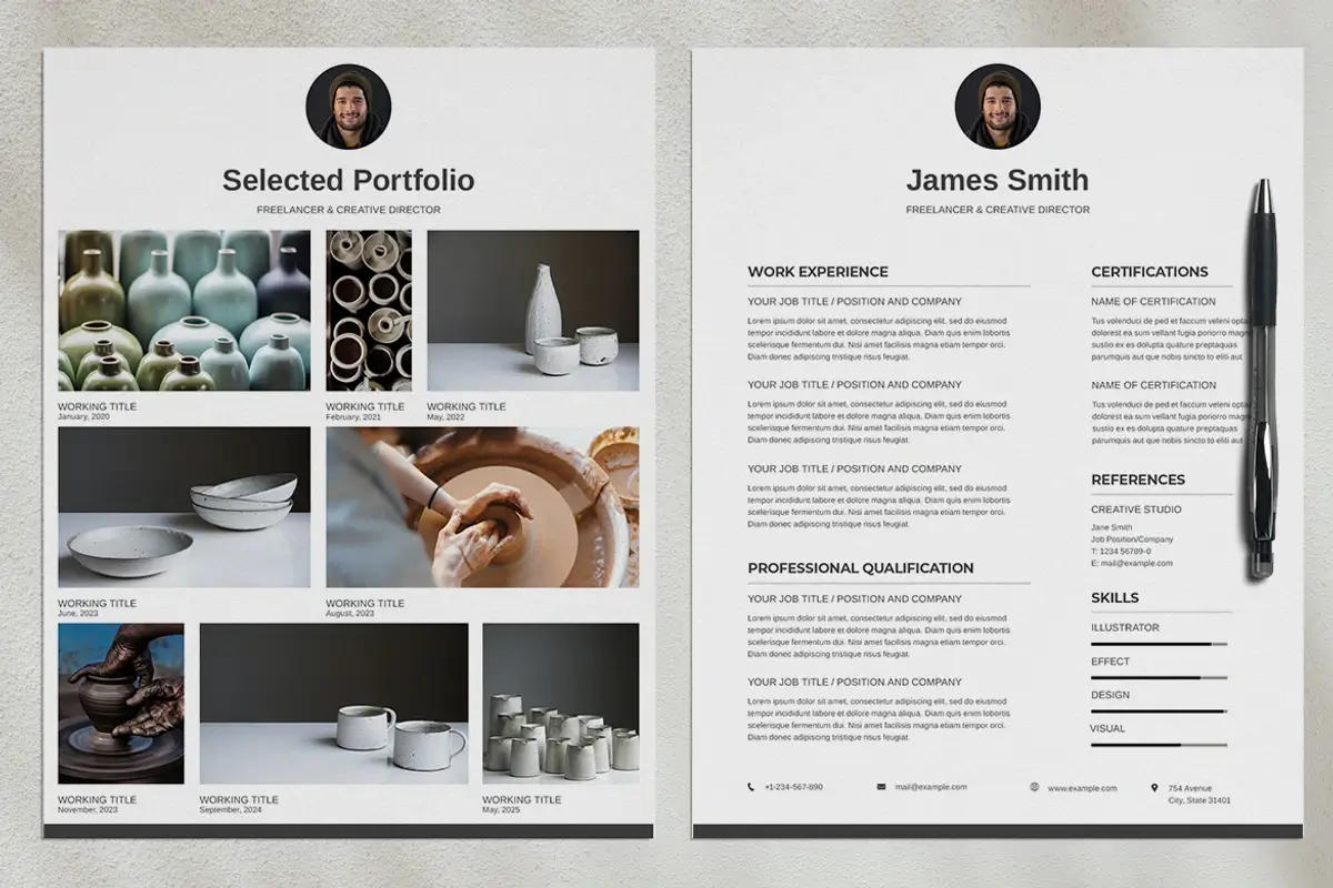 Art Director CV, Resume, Portfolio